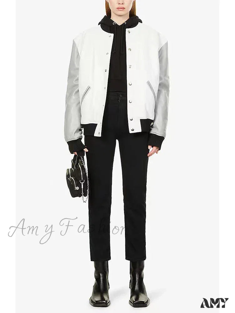 Amy Fashion - High Quality Stretch Women Straight Denim Casual Fashion Ankle-Length 2024 Fall