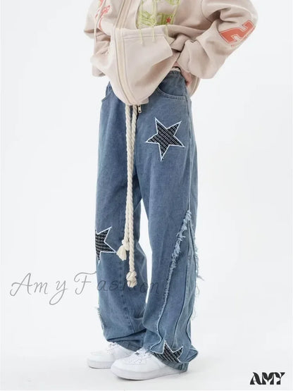 Amy Fashion - High Street Trendy Slimming Micro Flared Yellow Mud Color Zippered Straight Leg Jean