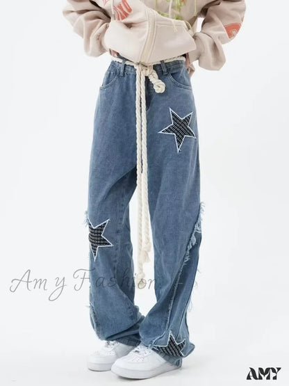 Amy Fashion - High Street Trendy Slimming Micro Flared Yellow Mud Color Zippered Straight Leg Jean