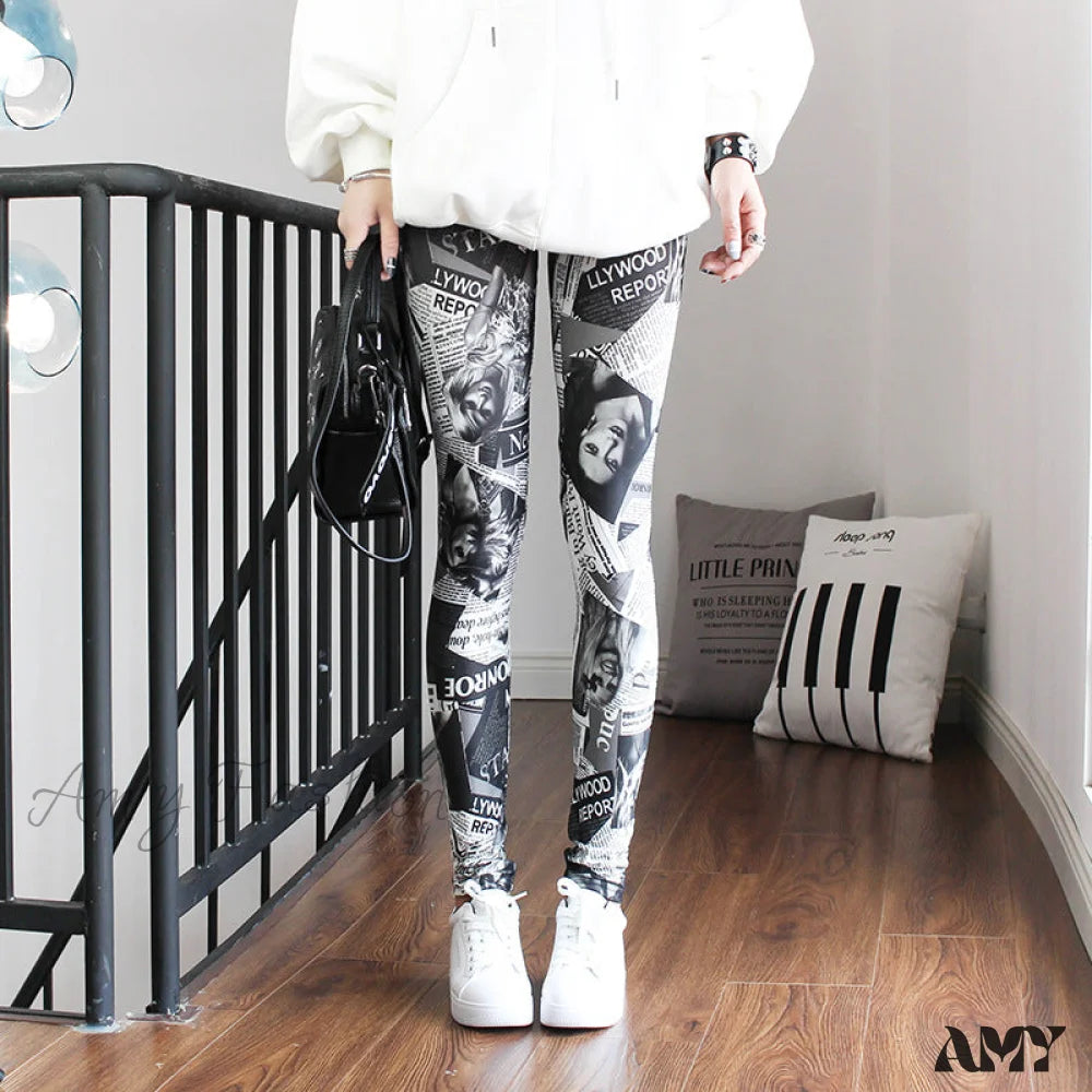 Amy Fashion - High Waist Leggings Pants