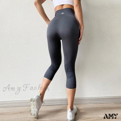 Amy Fashion - High Waist Seamless Leggings