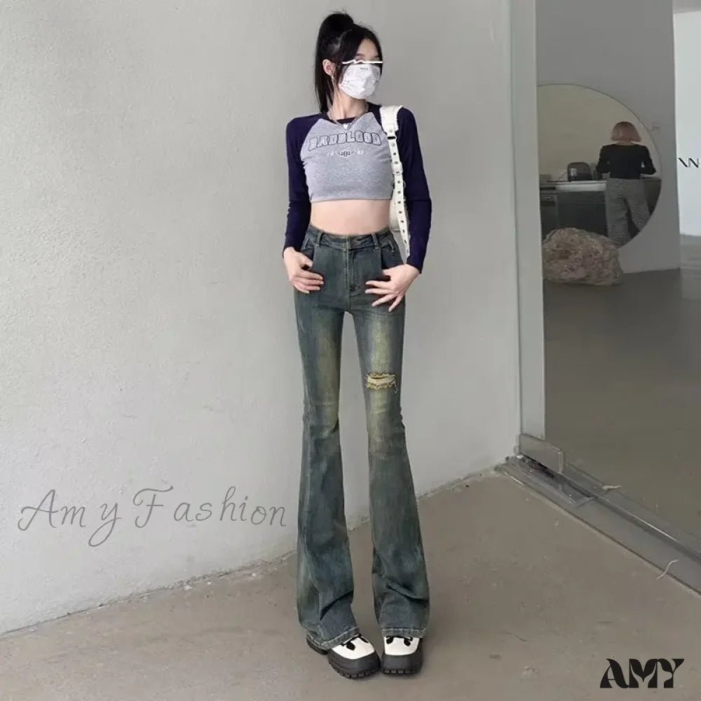 Amy Fashion - Minimalist New Style Fashionable Harajuku Women’s Trend Jean