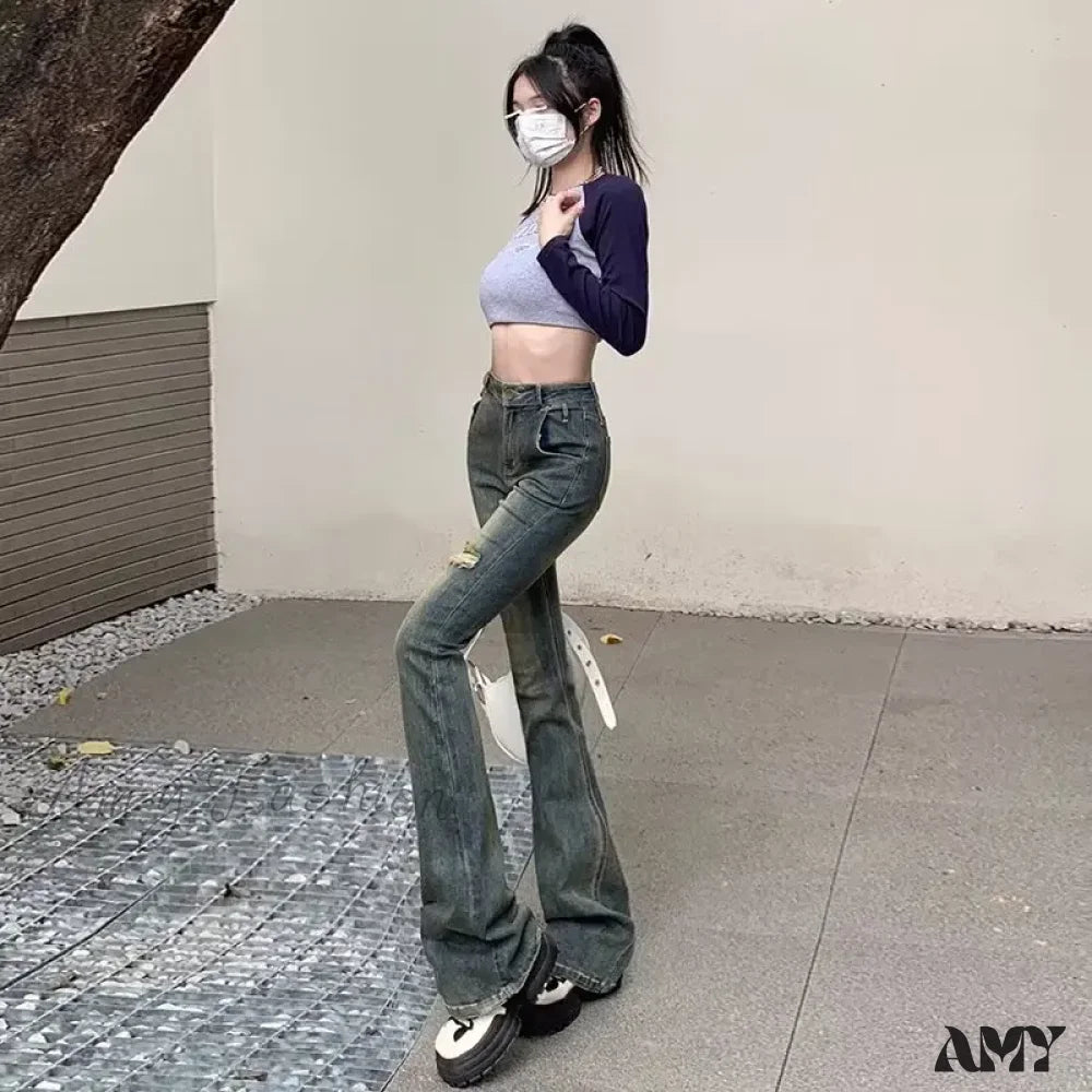 Amy Fashion - Minimalist New Style Fashionable Harajuku Women’s Trend Jean