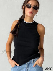 Amy Fashion - Off Shoulder Sexy Crop Tube Tank Summer Basic