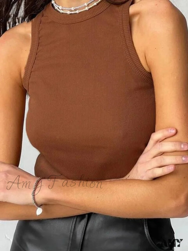 Amy Fashion - Off Shoulder Sexy Crop Tube Tank Summer Basic