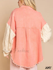 Amy Fashion - Patchwork Denim Jacket