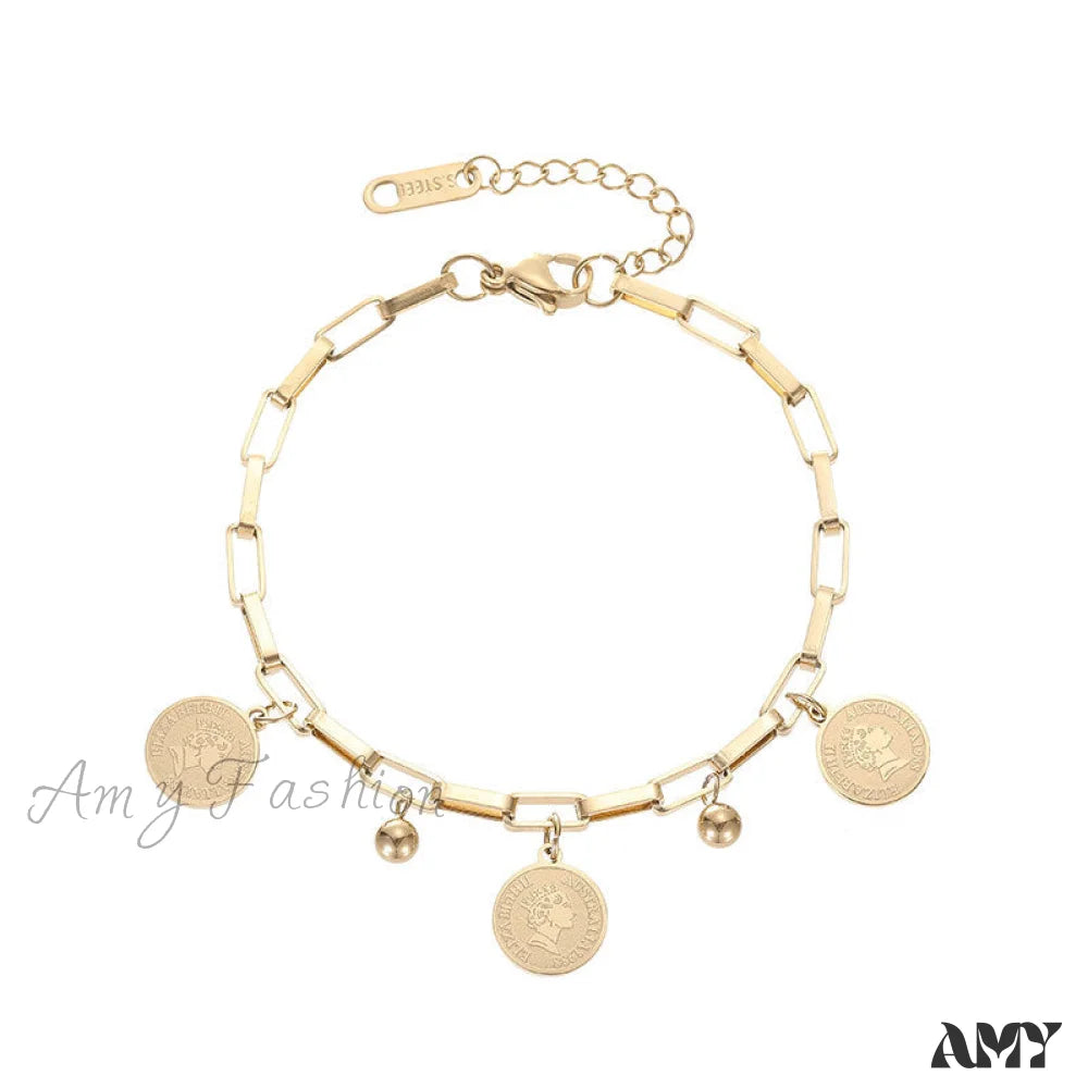 Amy Fashion - Personalized Simple Plate Bracelet