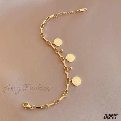 Amy Fashion - Personalized Simple Plate Bracelet