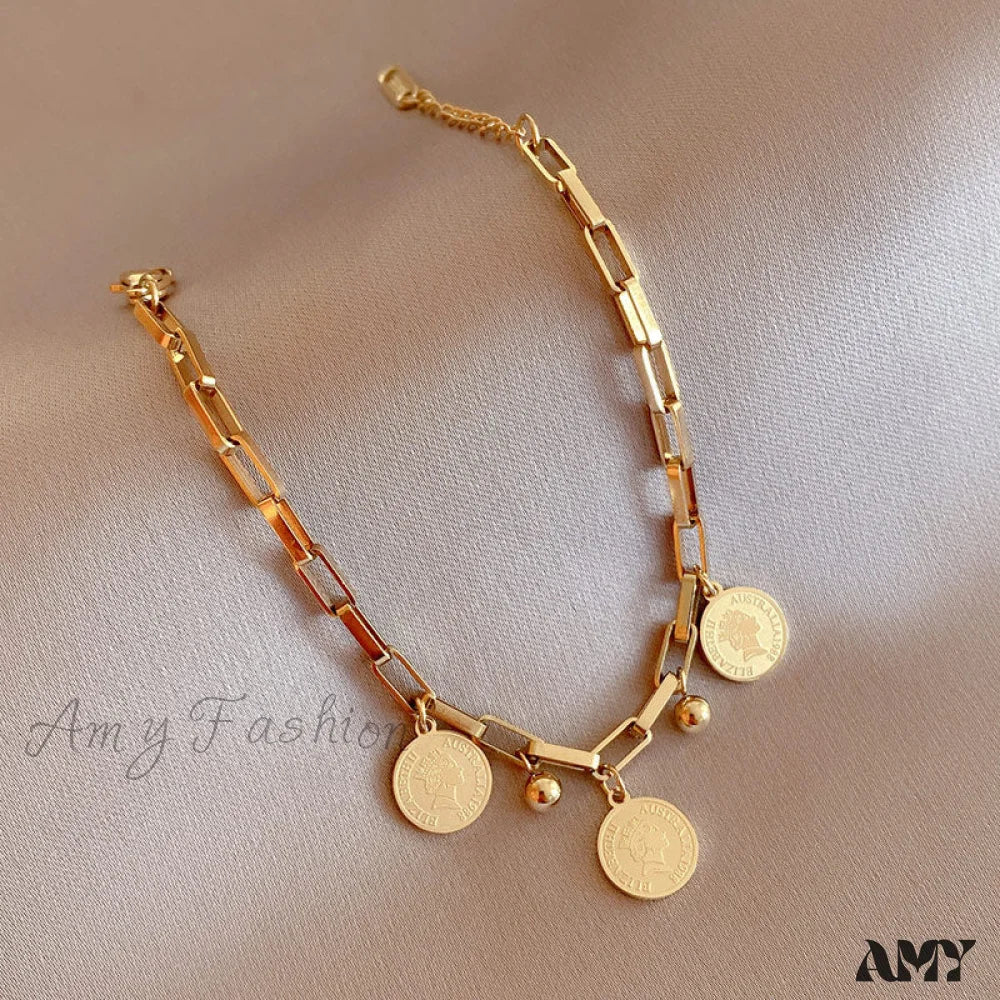 Amy Fashion - Personalized Simple Plate Bracelet