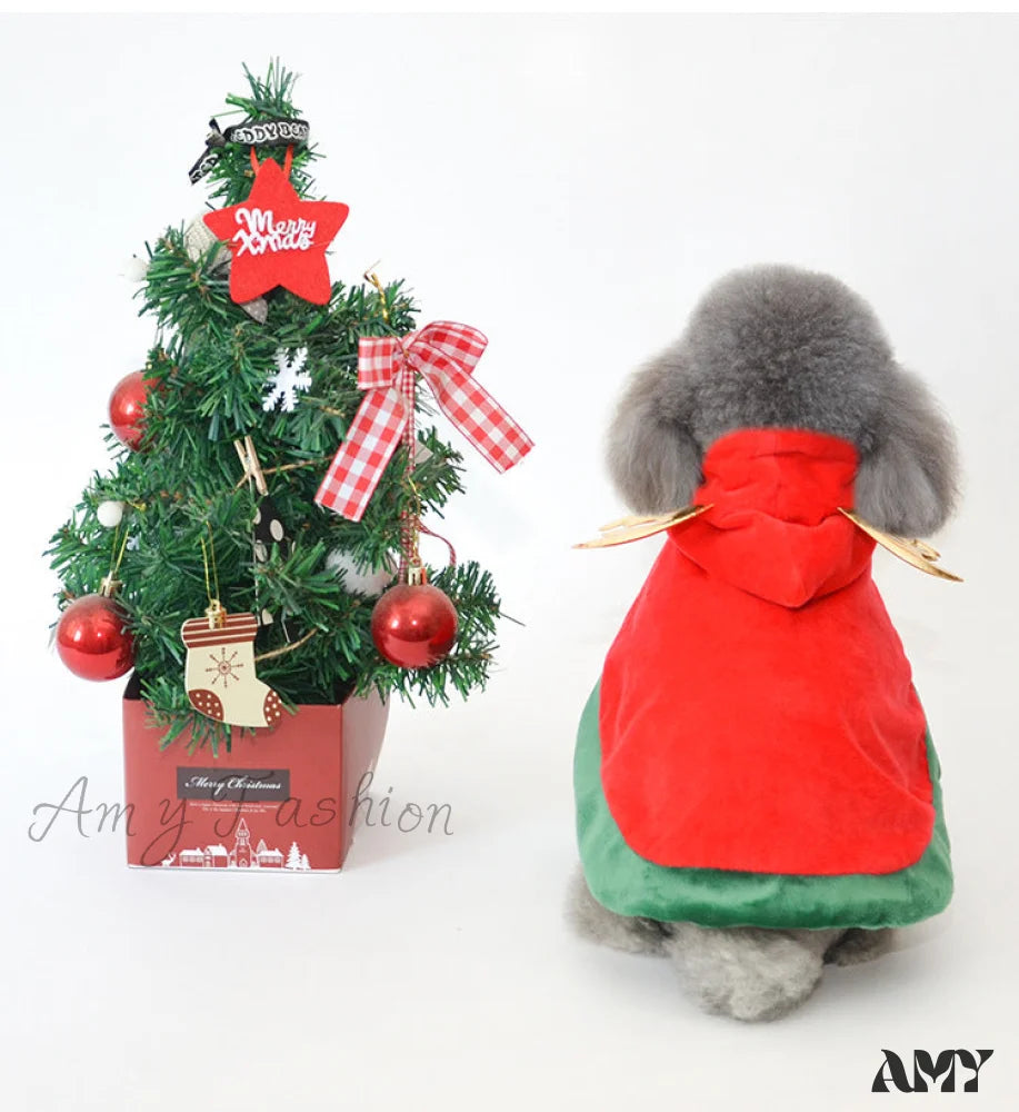 Amy Fashion - Pet Cat Dog Christmas Cloak