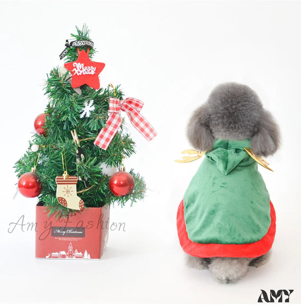 Amy Fashion - Pet Cat Dog Christmas Cloak