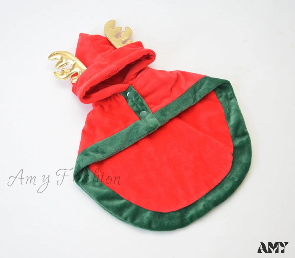 Amy Fashion - Pet Cat Dog Christmas Cloak
