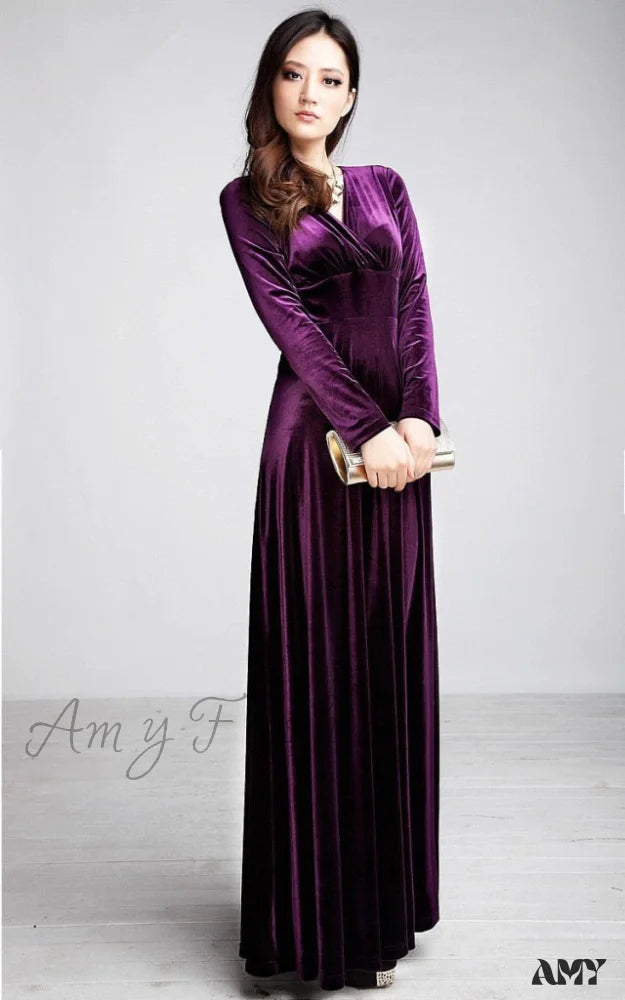 Amy Fashion - Plus Size 4Xl 5Xl Women Winter Dress 2 / S