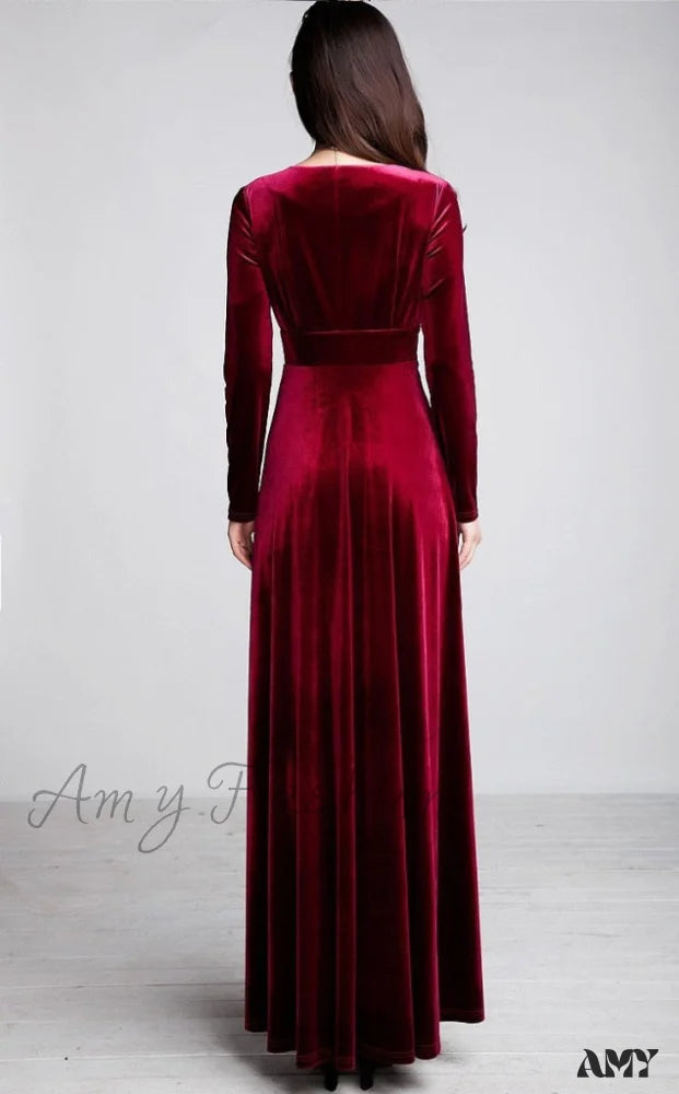 Amy Fashion - Plus Size 4Xl 5Xl Women Winter Dress