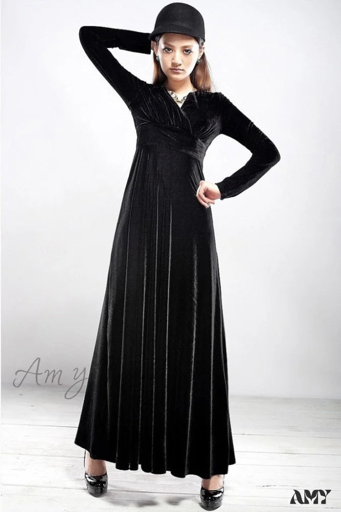 Amy Fashion - Plus Size 4Xl 5Xl Women Winter Dress