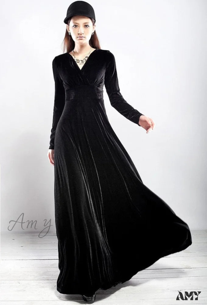 Amy Fashion - Plus Size 4Xl 5Xl Women Winter Dress