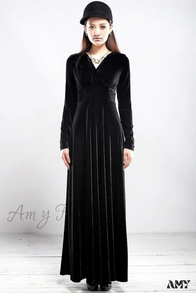 Amy Fashion - Plus Size 4Xl 5Xl Women Winter Dress