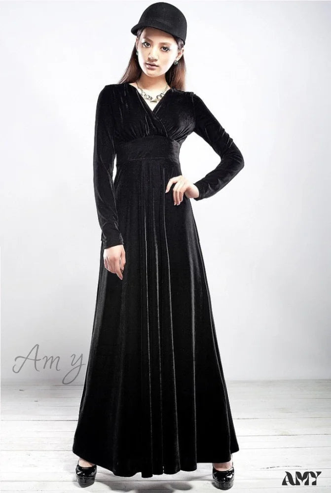 Amy Fashion - Plus Size 4Xl 5Xl Women Winter Dress