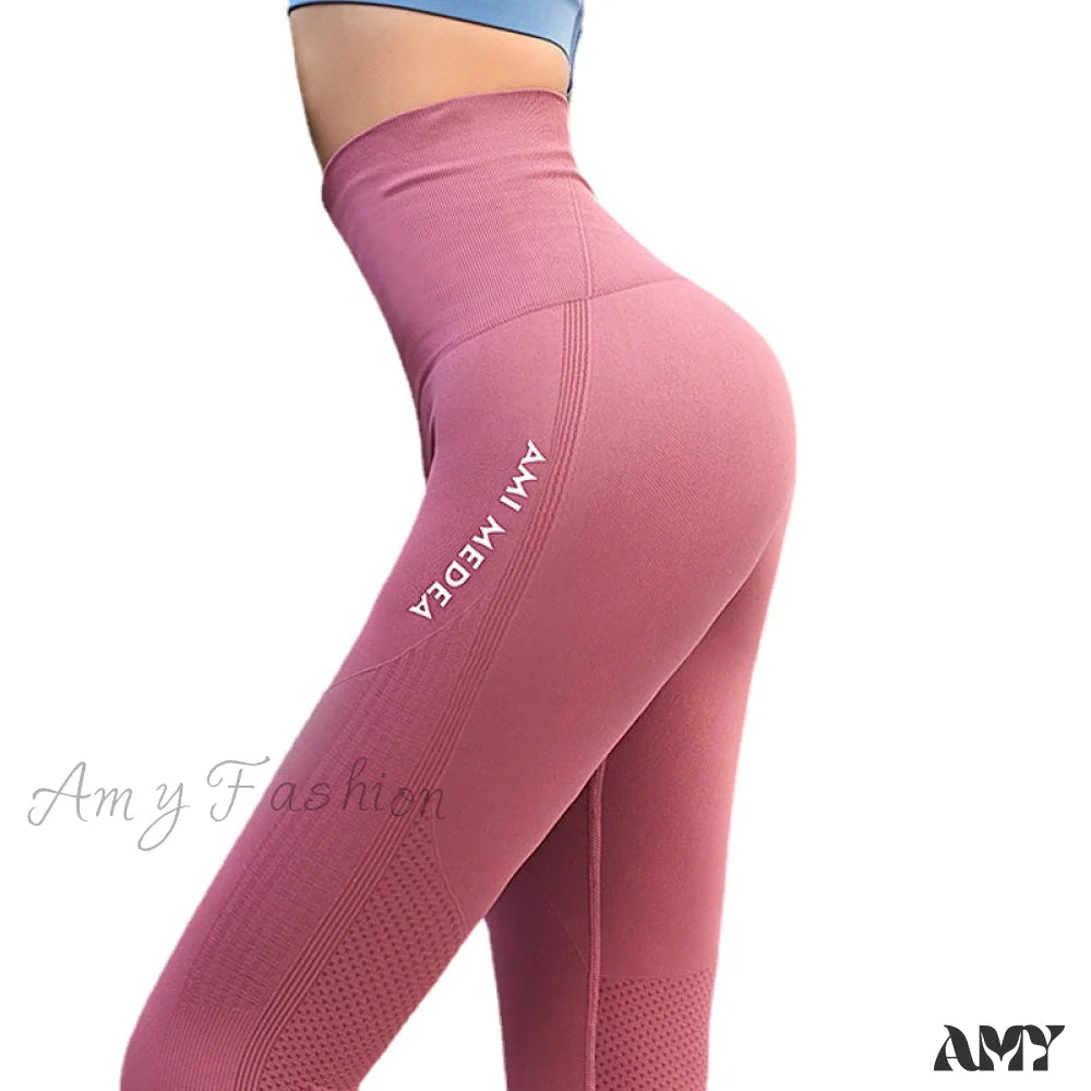 Amy Fashion - Push Up Gym Tights Sexy Tummy Legging