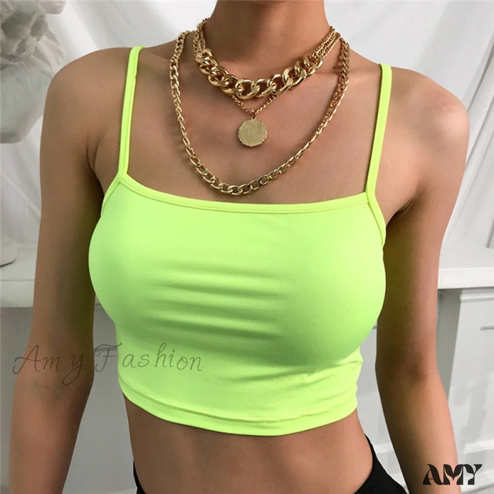 Amy Fashion - Sleeveless Cotton Bustier Unpadded Bandeau Crop Top