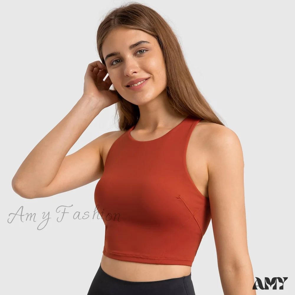 Amy Fashion - Solid Color Simpel Tank Top