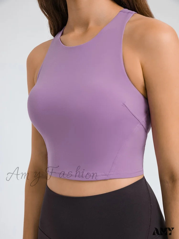 Amy Fashion - Solid Color Simpel Tank Top