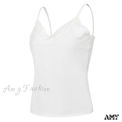 Amy Fashion - Spaghetti Strap Top Lace Cami