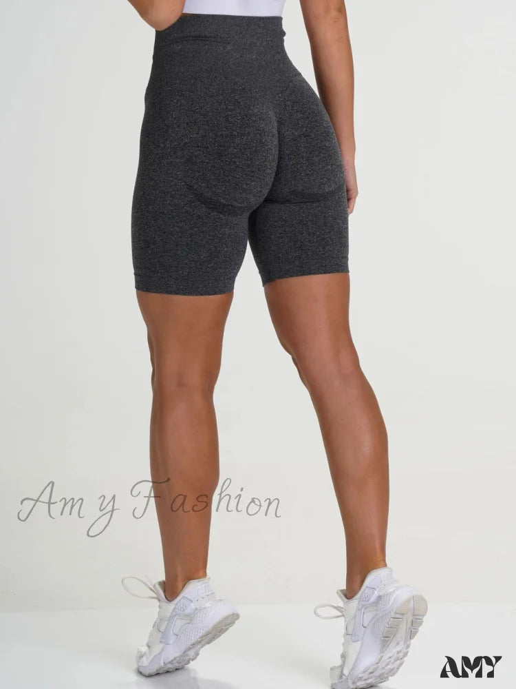 Amy Fashion - Sport Slim Shorts Seamless Leggings