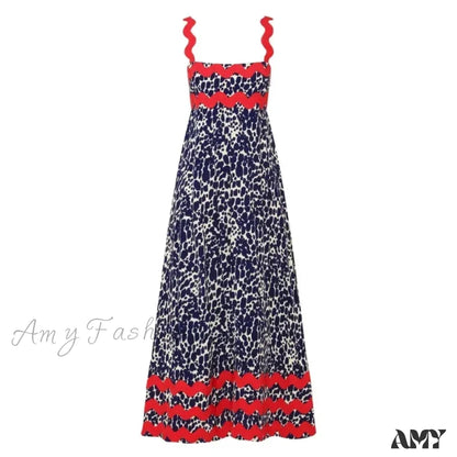 Amy Fashion - Summer Holiday Elegant Vintage Sling Long Maxi Boho Dress