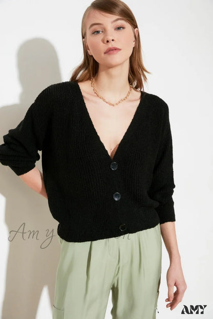 Amy Fashion - Trendyol Button Detail Cardigan