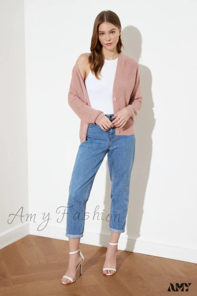 Amy Fashion - Trendyol Button Detail Cardigan