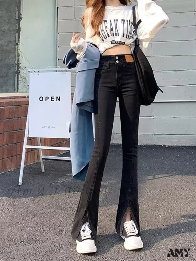 Amy Fashion - Vintage Harajuku Teenagers Y2K Aesthetic Clothing Autumn Baggy Clothes For Women’s