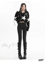 Amy Fashion - Winter Women Thick Velvet High Waist Skinny Casual Lady Denim Pencil Pants Plus Size