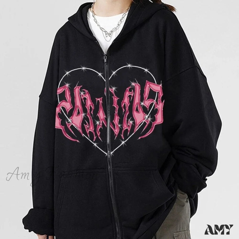 Amy Fashion - Y2K Butterfly Print Hoodies