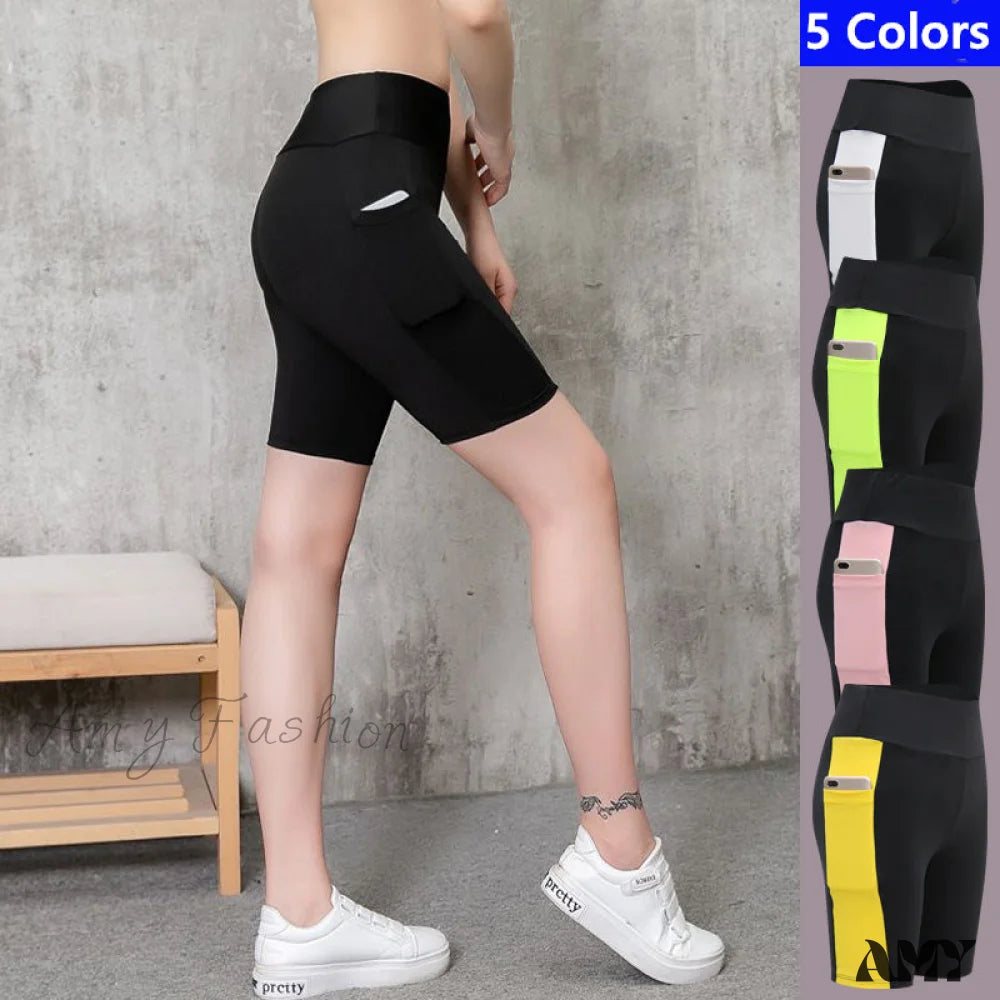 Amy Fashion - Yoga Pants Gym Sports Running Shorts