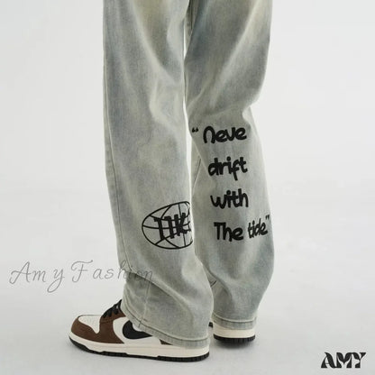 Amy Fashion - Youth Simple New Lazy Versatile Autumn Women’s And Trousers Jean