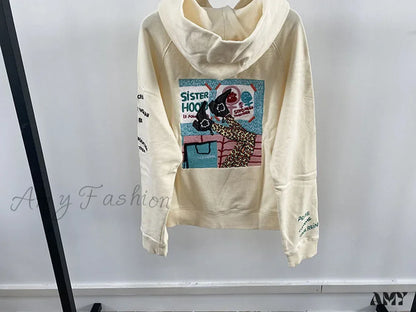 Autumn Winter Comfortable Stylish Trendy Cozy Casual Hoodies White / Xs