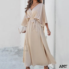 Autumn Winter Elegant Velvet Maxi Long Sleeve Pleated High Waist Female Casual Slim Fit Dress