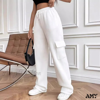 Autumn Winter Fashionable Side Pocket Versatile Sports Pants