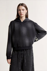 Washed Vintage Cropped Hoodie