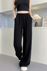 Linen Minimalist Relaxed Straight Leg Pants