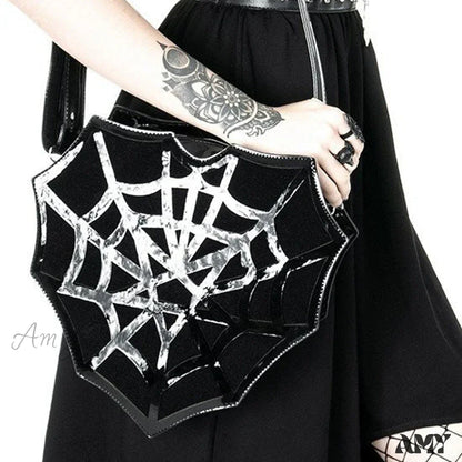 Bag Halloween Crossbody Web Black Shoulder Spider Designer Punk Women’s Creative