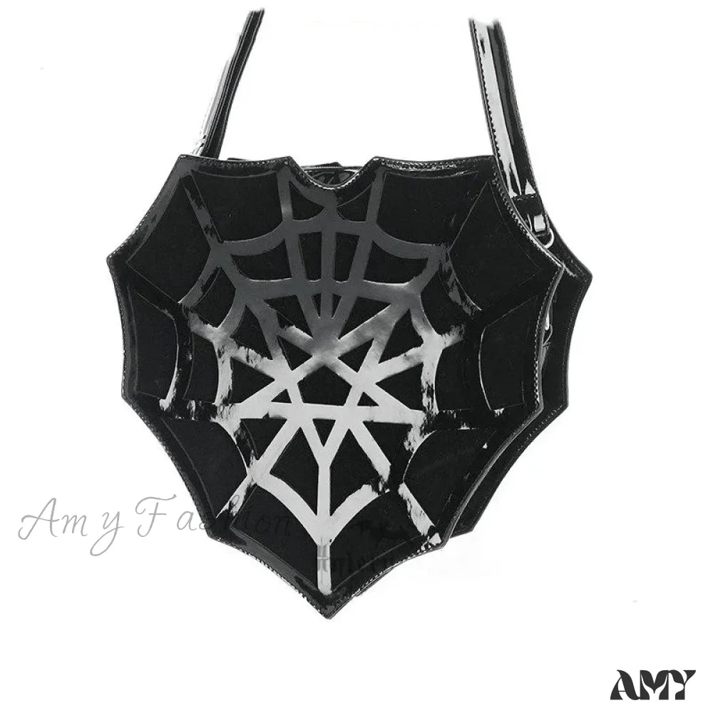 Bag Halloween Crossbody Web Black Shoulder Spider Designer Punk Women’s Creative