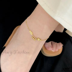 Ball Pendant Small Fish Anklet