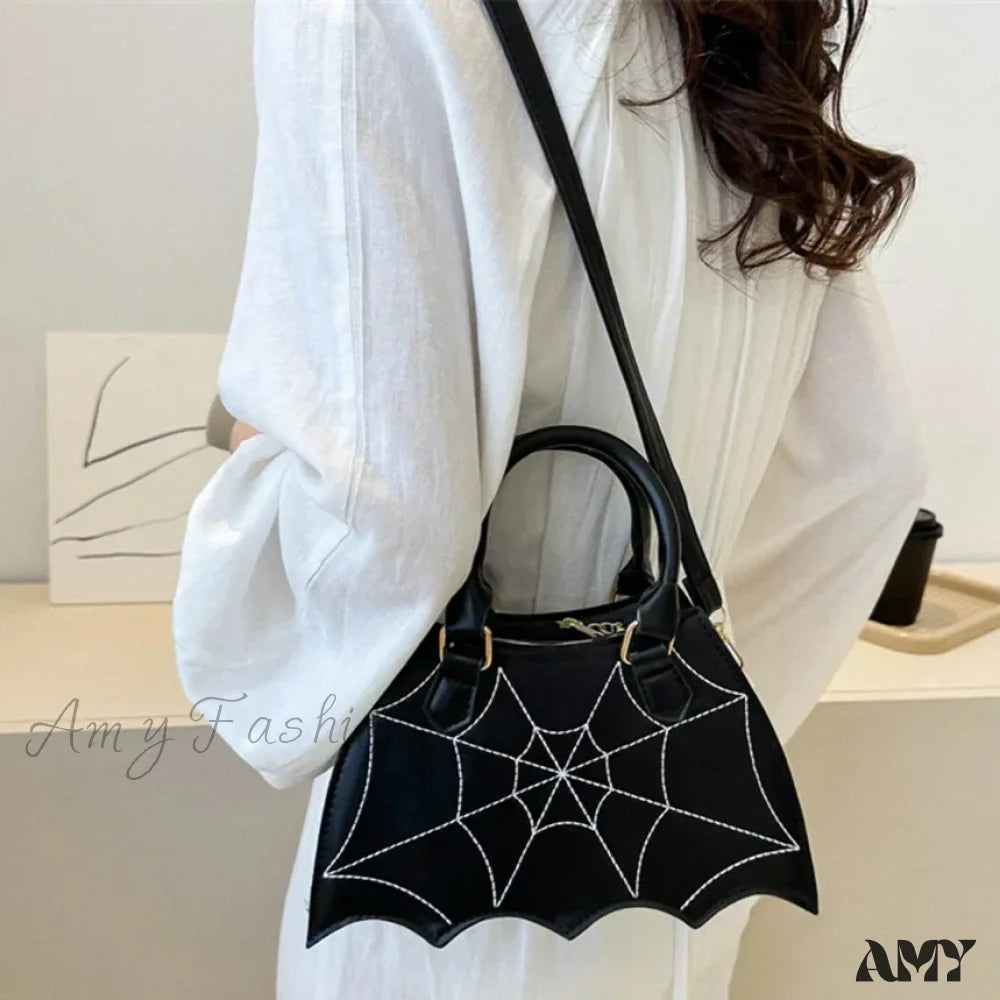 Bat Novelty Wingcreative Bag Women’s Crossbody Fashion Pu Leather Halloween