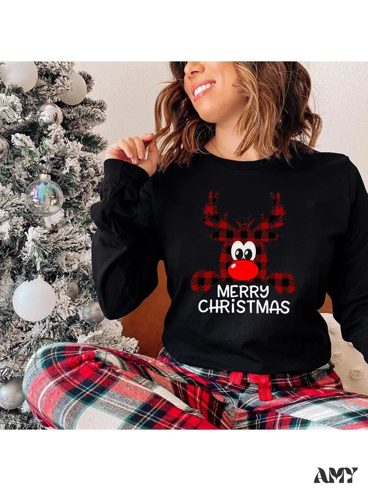 Buffalo Plaid Trees Christmas Hoodie