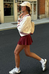 Atmospheric Slouchy Pullover Knit Sweater