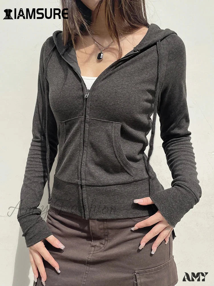 Casual Basic Comfortable Trendy Stylish Soft Cozy Classic Hoodies Dark Grey / S