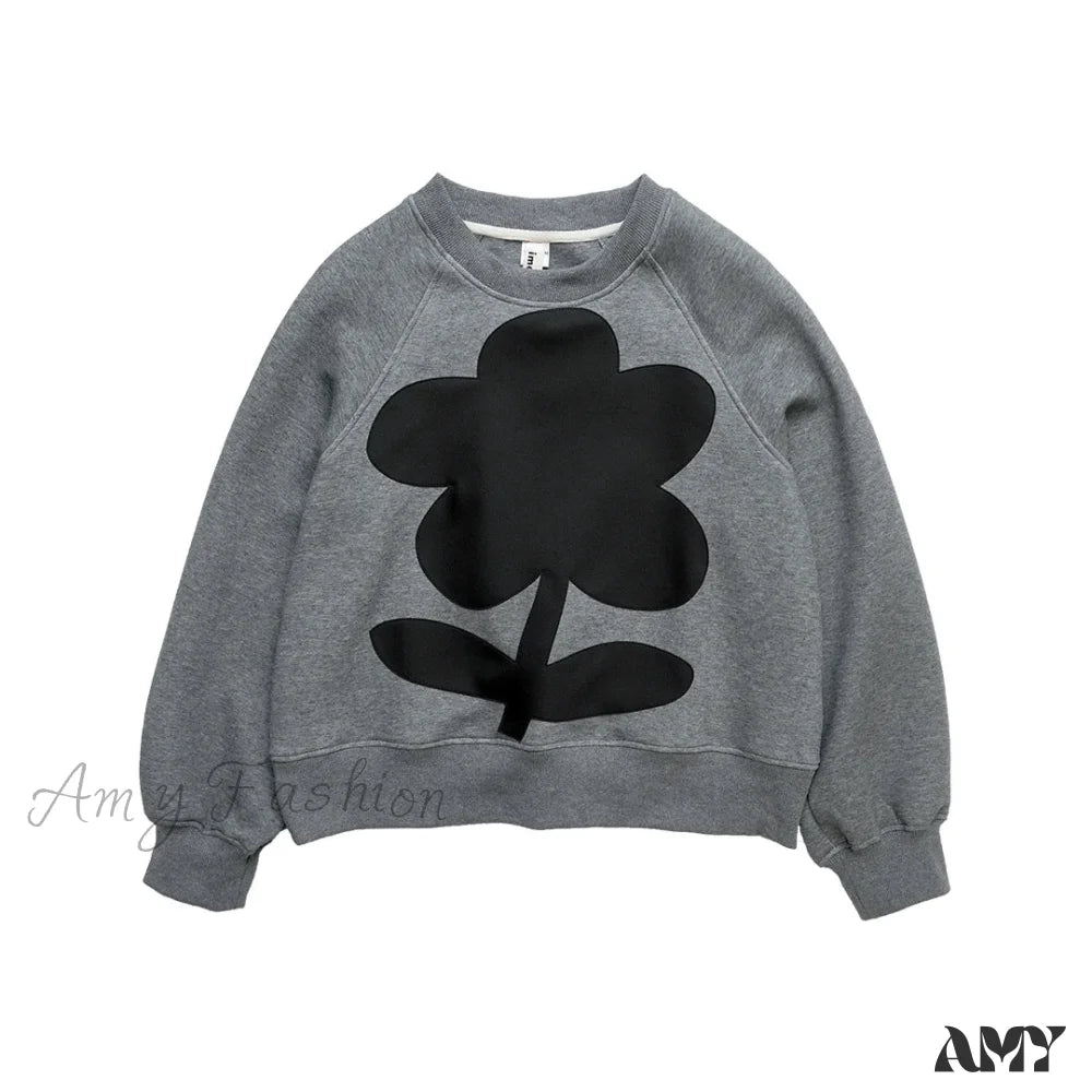 Casual Comfortable Stylish Trendy Elegant Cozy Chic Classic Hoodies Grey / S