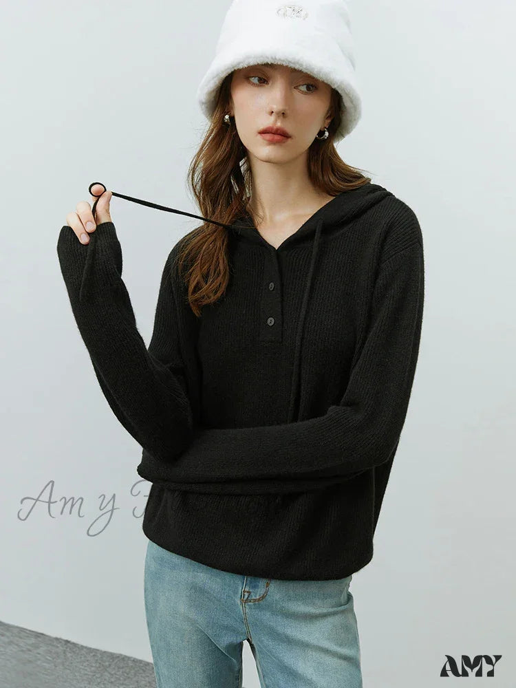 Casual Cozy Comfortable Trendy Soft Classic Stylish Elegant Hoodies Black / S